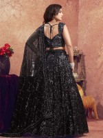 Black Premium Net Lehenga Choli